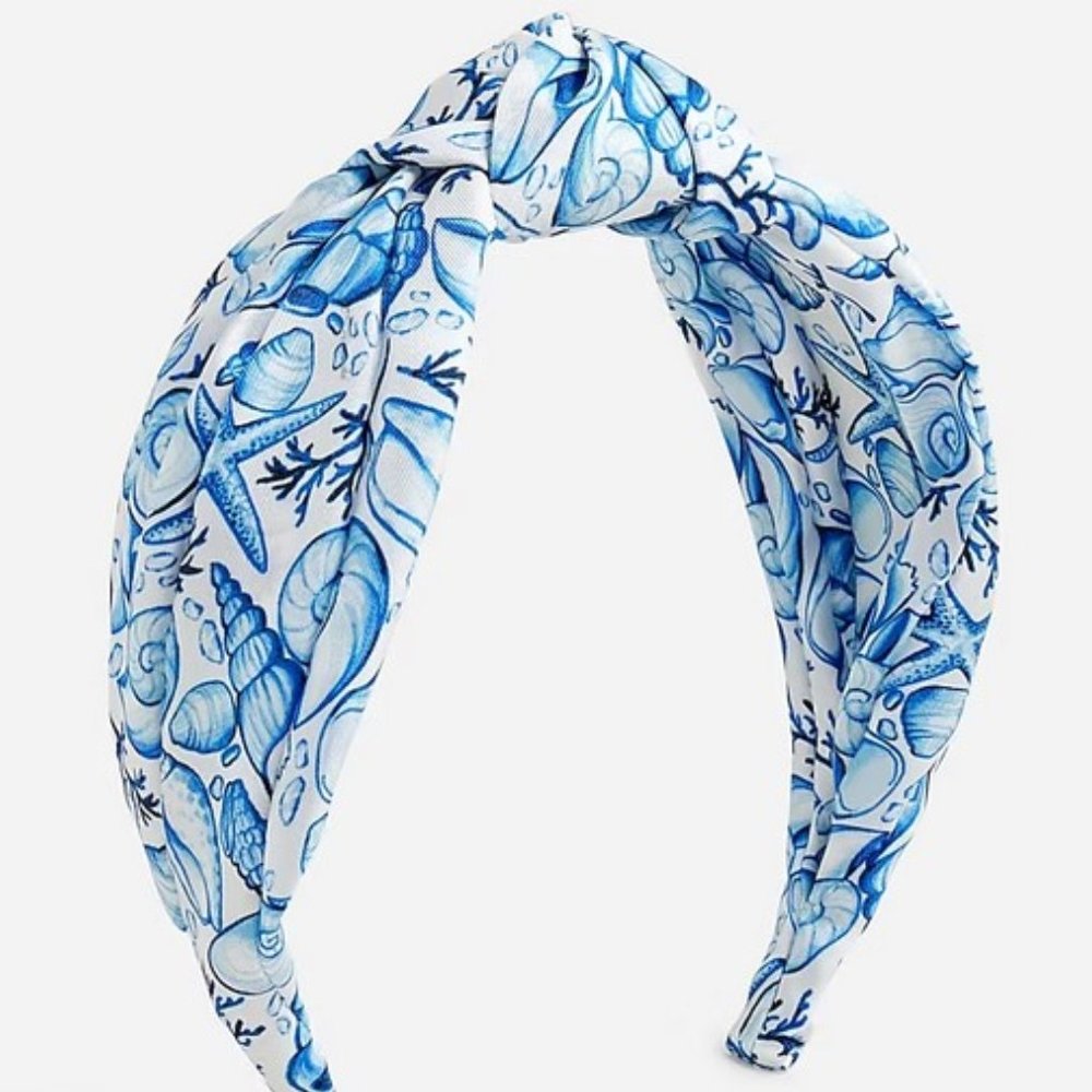 J. Crew Printed knot headband
